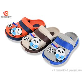 Фотография Кроксы детские летние Лето 383-25B mix (12 пар р.24-29) "SCARRHETT" недорого оптом от прямого поставщика