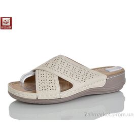 Фотография Шлепки женские облегченные Лето 610-3 (8 пар р.36-41) "WSMR" недорого оптом от прямого поставщика