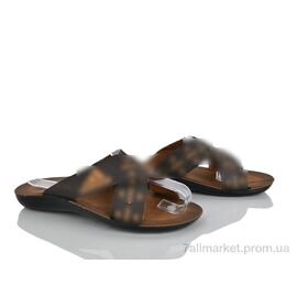 Шльопанці дитячі літні Літо Ads корич. (6 пар р.30-35) "Makers Shoes" недорого оптом від прямого постачальника