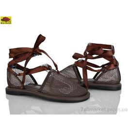 Фотография Босоножки женские летние Лето D550-13 (8 пар р.36-41) "Mei De Li" недорого оптом от прямого поставщика