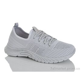 Фотография Кроссовки женские модные Лето 6629 сірий (10 пар р.36-40) "DeMur" недорого оптом от прямого поставщика