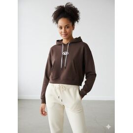 Фотография Батник женский 1210 brown р.44-46 "Newe" недорого оптом от прямого поставщика