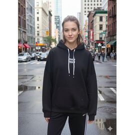 Фотография Худи женское 53 black р.one size "Newe" недорого оптом от прямого поставщика