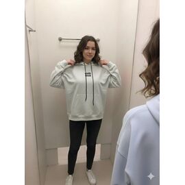 Фотография Худи женское 53 grey р.one size "Newe" недорого оптом от прямого поставщика