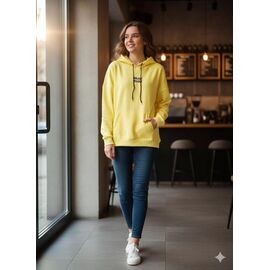 Худі жіноче 53 yellow р.one size "Newe" недорого оптом від прямого постачальника