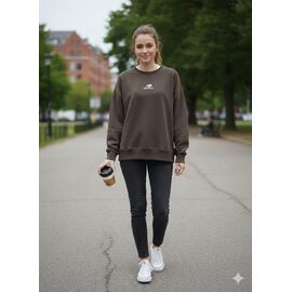 Светр жіночий 54-1 brown р.44-46 "Newe" недорого оптом від прямого постачальника