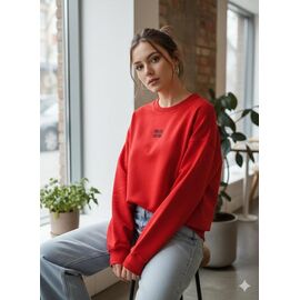 Светр жіночий 54-4 red р.44-46 "Newe" недорого оптом від прямого постачальника