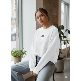 Светр жіночий 54-4 white р.44-46 "Newe" недорого оптом від прямого постачальника