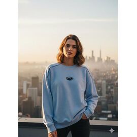 Светр жіночий 55 l.blue р.44-46 "Newe" недорого оптом від прямого постачальника