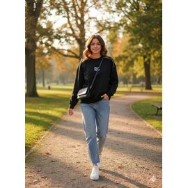 Светр жіночий 55-1 black р.44-46 "Newe" недорого оптом від прямого постачальника