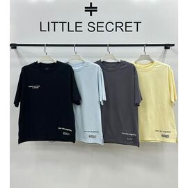 Фотография Футболка мужская 500313 d.grey р.M-XL "Little Secret" недорого оптом от прямого поставщика