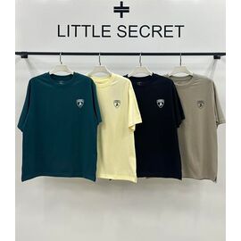 Фотография Футболка мужская 500315 khaki р.M-XL "Little Secret" недорого оптом от прямого поставщика