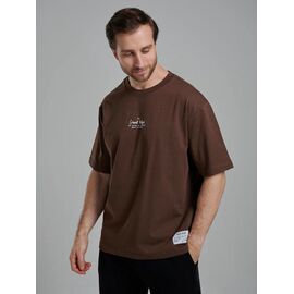 Фотография Футболка мужская 500321 brown р.M-XL "Little Secret" недорого оптом от прямого поставщика