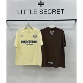 Фотография Футболка мужская 500340 brown р.M-XL "Little Secret" недорого оптом от прямого поставщика