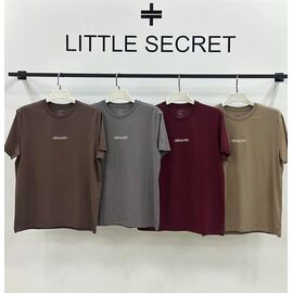 Фотография Футболка мужская 500346 brown р.S-2XL "Little Secret" недорого оптом от прямого поставщика