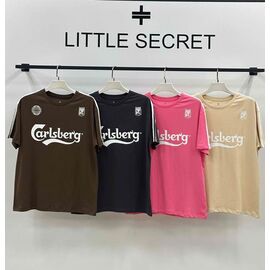 футболка жіноча 500347 brown р.one size "Little Secret" недорого оптом від прямого постачальника