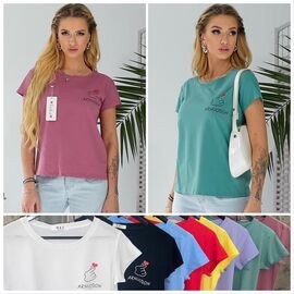 футболка жіноча LL528 mix р.46-48 "Lola" недорого оптом від прямого постачальника