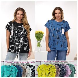 футболка жіноча LL529 mix р.50-52 "Lola" недорого оптом від прямого постачальника