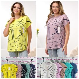 футболка жіноча LL531 mix р.50-52 "Lola" недорого оптом від прямого постачальника