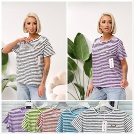 футболка жіноча LL545 mix р.46-48 "Lola" недорого оптом від прямого постачальника