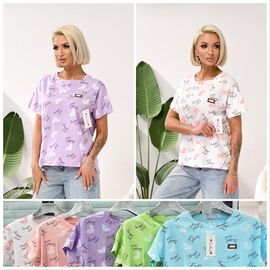 футболка жіноча LL547 mix р.46-48 "Lola" недорого оптом від прямого постачальника