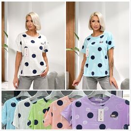 футболка жіноча LL548 mix р.46-48 "Lola" недорого оптом від прямого постачальника