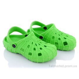 Фотография Кроксы детские летние Лето SV016 зеленый (6 пар р.28-33) "SANLIN 2" недорого оптом от прямого поставщика