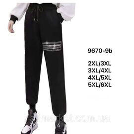 Фотография Спортивные штаны женские на манжете/батал р-ры 2XL-6XL"STELLA" недорого от прямого поставщика