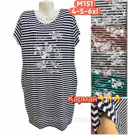 Плаття домашнє жіноче, батал розміри 4XL-6XL (мікс кв) "STELLA" недорого від прямого постачальника