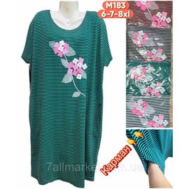 Плаття домашнє жіноче, батал розміри 6XL-8XL (мікс кв) "STELLA" недорого від прямого постачальника