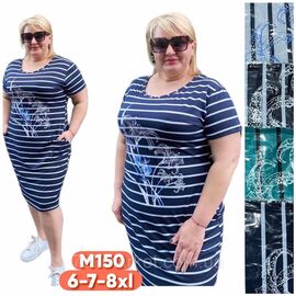Плаття домашнє жіноче, батал розміри 6XL-8XL (мікс кв) "STELLA" недорого від прямого постачальника
