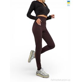 Фотография Лосинсы женские Весна/осень N5000 шоколад (4 шт. р.сетка XL-4XL) "Sport style" недорого оптом от прямого поставщика