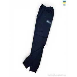 Фотография Спортивные брюки мужские Весна/осень 07PU чорний (5 шт. р.сетка 46-54) "Sport style" недорого оптом от прямого поставщика