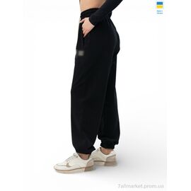 Фотография Спортивные брюки женские Весна/осень 10023MU чорний (4 шт. р.сетка 2XL-5XL) "Sport style" недорого оптом от прямого поставщика