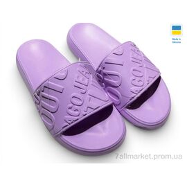 Фотография Шлепки женские облегченные Лето 249 лаванда (8 пар р.36-41) "Rai shoes" недорого оптом от прямого поставщика