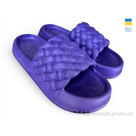 Фотография Шлепки женские облегченные Лето 2001 фіолетовий (6 пар р.36-41) "Rai shoes" недорого оптом от прямого поставщика