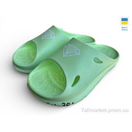 Фотография Шлепки женские облегченные Лето 2002 лайм (6 пар р.36-41) "Rai shoes" недорого оптом от прямого поставщика