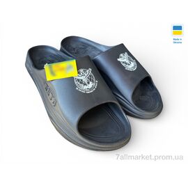 Фотография Шлепки мужские пляжные Лето 1001 синій з білим (6 пар р.41-45) "Rai shoes" недорого оптом от прямого поставщика