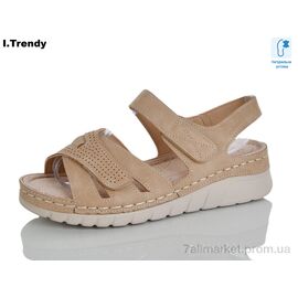 Фотография Босоножки женские летние Лето G117-3 (8 пар р.37-42) "Trendy" недорого оптом от прямого поставщика