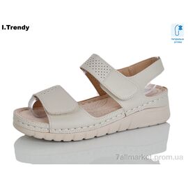 Фотография Босоножки женские летние Лето G118-1 (8 пар р.37-42) "Trendy" недорого оптом от прямого поставщика