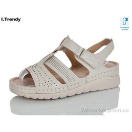 Фотография Босоножки женские летние Лето G119-1 (8 пар р.37-42) "Trendy" недорого оптом от прямого поставщика