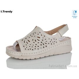 Фотография Босоножки женские летние Лето G120-1 (8 пар р.37-42) "Trendy" недорого оптом от прямого поставщика