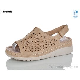 Фотография Босоножки женские летние Лето G120-3 (8 пар р.37-42) "Trendy" недорого оптом от прямого поставщика