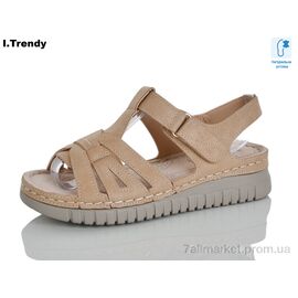 Фотография Босоножки женские летние Лето G107-3 (8 пар р.37-42) "Trendy" недорого оптом от прямого поставщика