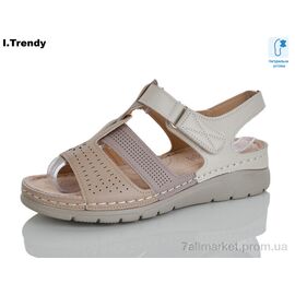 Фотография Босоножки женские летние Лето G111-9 (8 пар р.37-42) "Trendy" недорого оптом от прямого поставщика