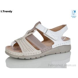 Фотография Босоножки женские летние Лето G111-10 (8 пар р.37-42) "Trendy" недорого оптом от прямого поставщика