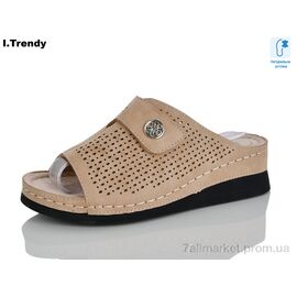 Фотография Шлепки женские облегченные Лето G105-3 (8 пар р.37-42) "Trendy" недорого оптом от прямого поставщика