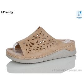 Фотография Шлепки женские облегченные Лето G116-3 (8 пар р.37-42) "Trendy" недорого оптом от прямого поставщика