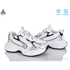 Фотография Кроссовки женские модные Весна/осень S100-5 шкіра (8 пар р.36-41) "STILLI Group" недорого оптом от прямого поставщика