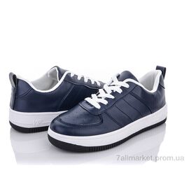 Фотография Кроссовки женские модные Весна/осень 105 blue-white (8 пар р.37-41) "Ok Shoes" недорого оптом от прямого поставщика